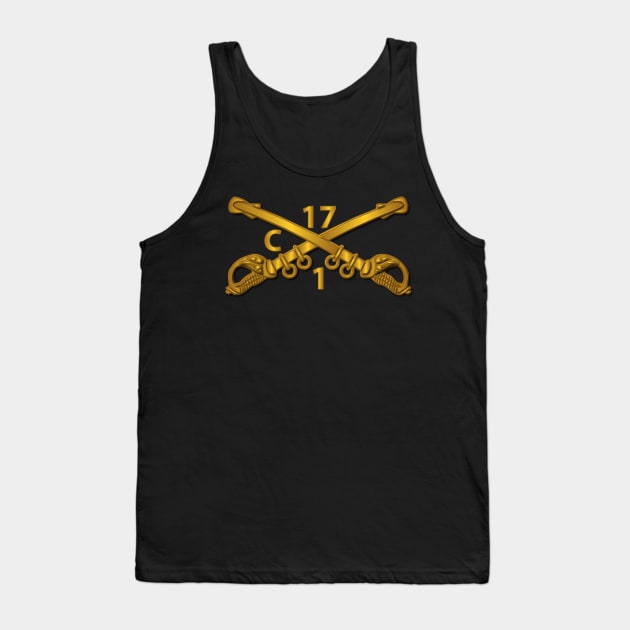 Charlie Troop - 1st Sqn 17th Cavalry Branch wo Txt Tank Top by twix123844